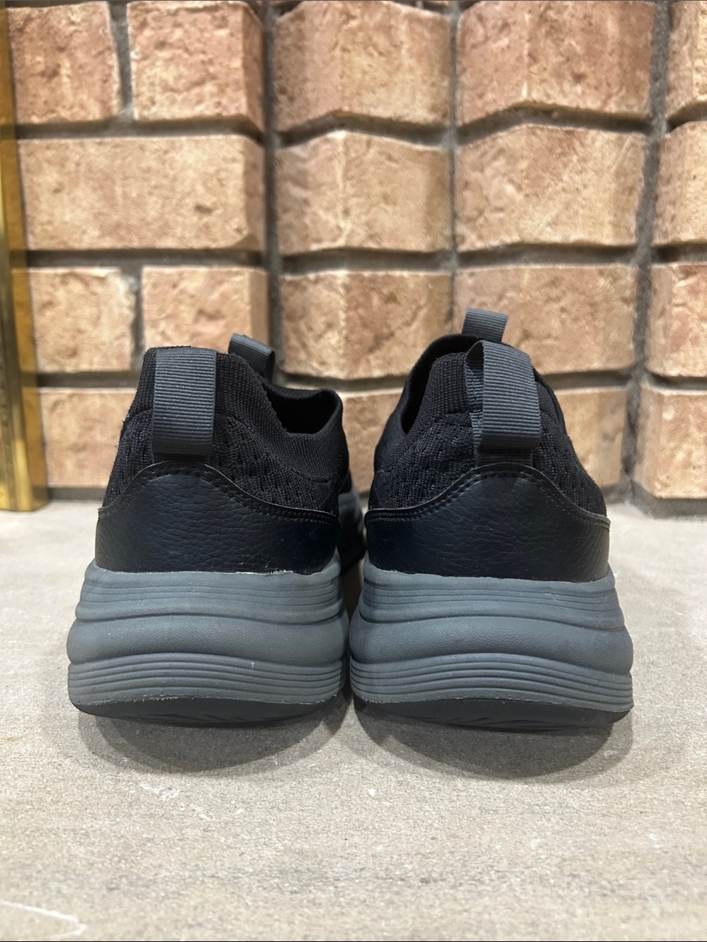 Adidas Cloudfoam Cuxxion Sock HP3454 Core Black / Carbon Slip on Men’s size 11 - Picture 4 of 6